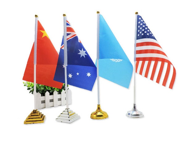 mini desk flags