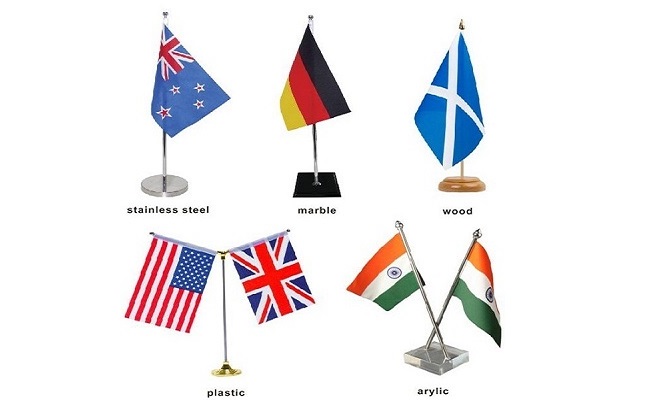 Custom Desk Flags Cheap Mini Table Flag Stand Wholesale