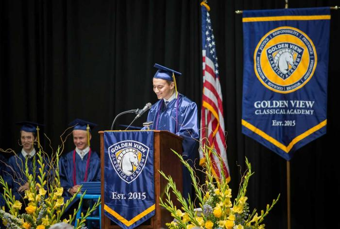Custom Podium Banner for graduation ceremonies and stage events
