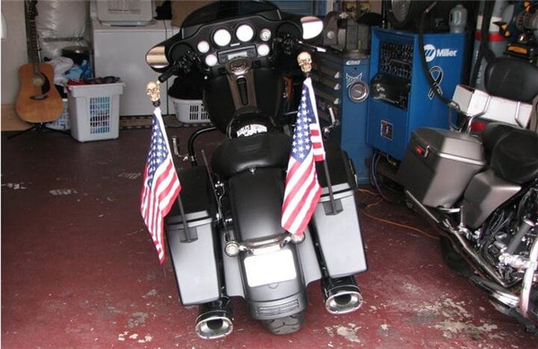 motorcycle flag holders