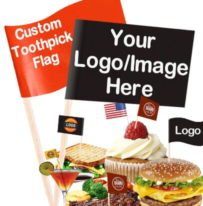 Custom Toothpick Flags